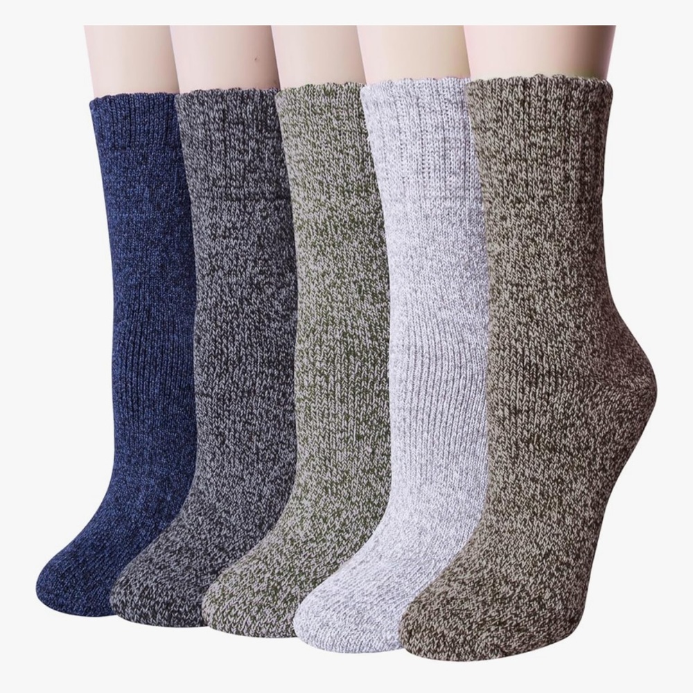 🆕 Womens Wool Socks, Winter Boot Socks